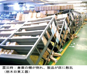 栃木日東工器 震災時倉庫