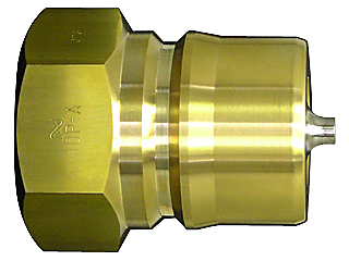 日東工器 SP カプラ TypeA (真ちゅう製・エチレンプロピレンゴム) 16P-A BRASS EPDM (19142) 2S-A-SUS-EPDM | 中圧用 SPカプラ TypeA ソケット（おねじ取付用